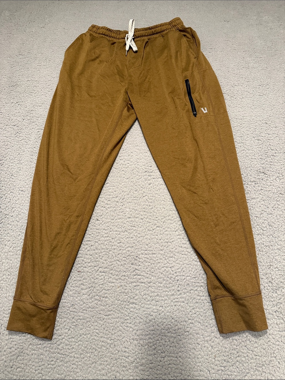 Vuori Sunday Performance Jogger Mens M Brown Men's Casual Drawstring Jogger.